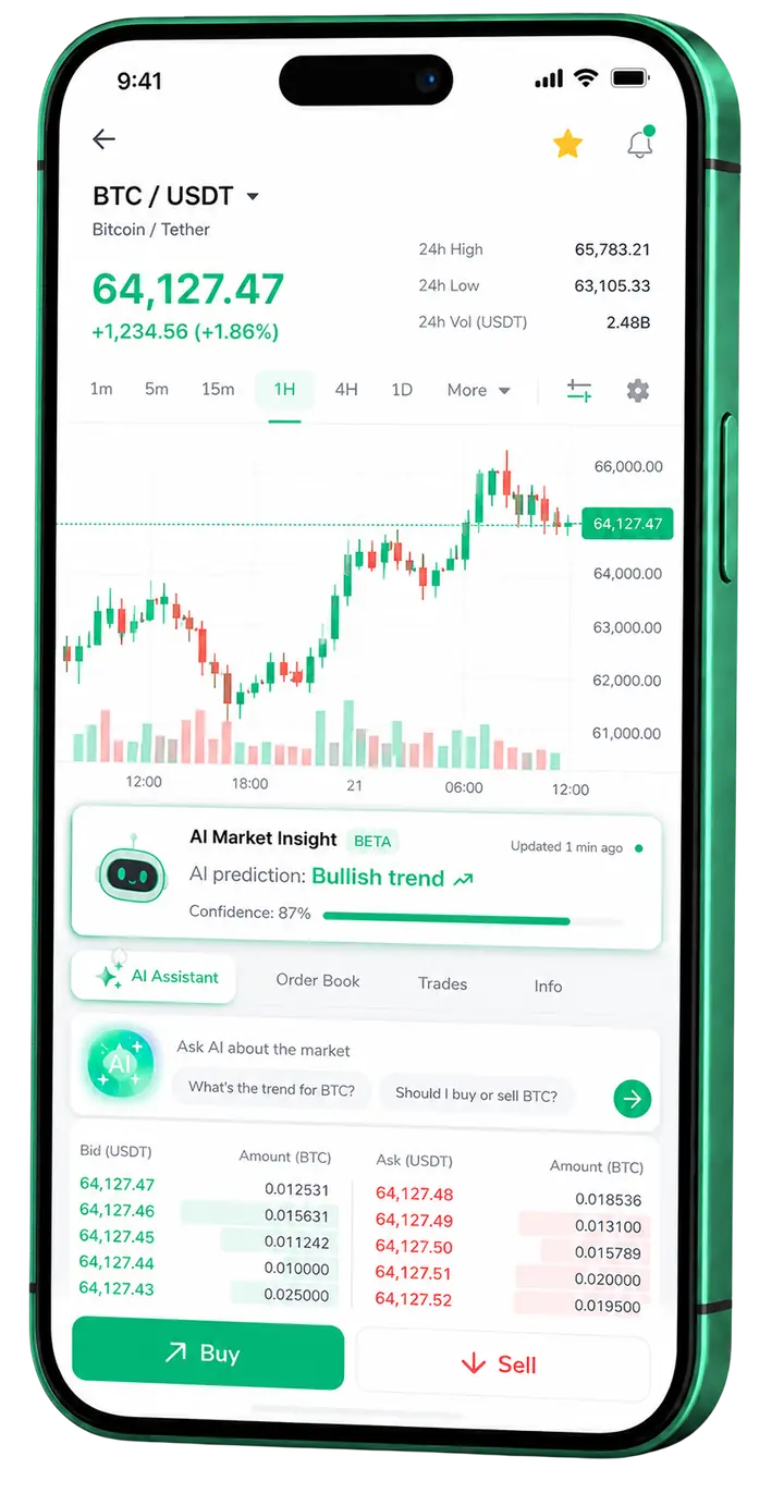 Novaryx trading on mobile